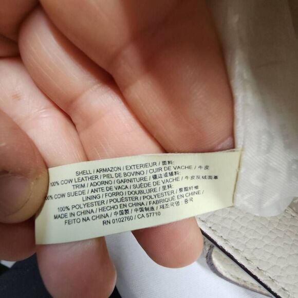 Kate Spade New York Bridge Place Francisca Large Tote Leather Bag White Cream - Picture 12 of 13